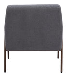 Charleston Accent Chair Gray 109525 Zuo Modern