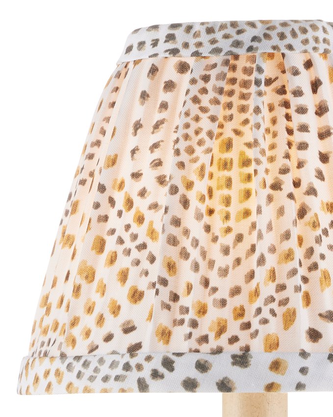 Currey & Company Lenore Elegant Tapered Chandelier Shade With Vibrant Abstract Block-print Design For Stylish Lighting Brown Cotton 0900-0049-currey-company