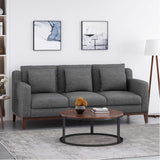 Christopher Knight Home® - Noble House - - Mirod Comfy 3-Seat Sofa With Wooden Legs, Modern For Living Room And Study