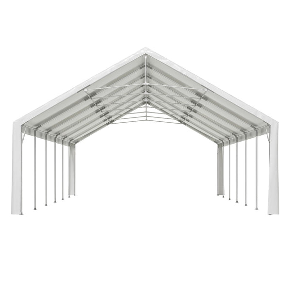 English Elm 20x40ft Heavy Duty Galvanized Steel Frame Party Tent Waterproof Outdoor Wedding Canopy W1422S00064