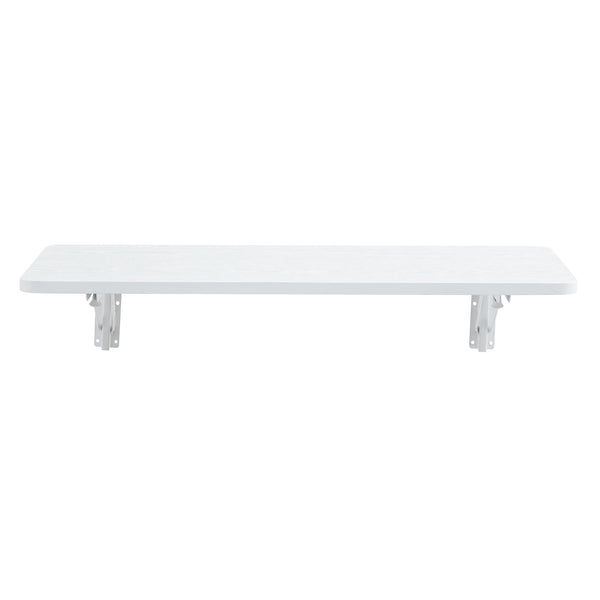 English Elm Laundry Room Folding Table - Space-Saving Wall-Mounted Workbench For Home, Office & Garage Use! W3226P325708