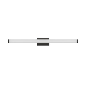 English Elm Black Modern 41" LED Vanity Light Bar Matte Black Wall-Mount Bathroom Fixture Cool White 6000K Energy-Efficient W2312P374952