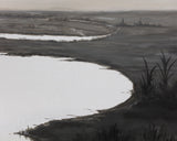 Lonesome Wetlands - 60" X 60" - Black Floater Frame A0288 Sunpan