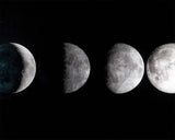 Moon Phases - 72" X 30" - Charcoal Frame A0330 Sunpan