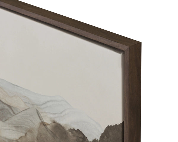 Sunpan Cordillera Mountain Landscape Canvas Art Hand Embellished Gel Texture Gallery Frame Cordillera I A0450