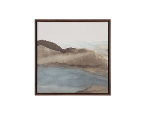 Sunpan Cordillera Mountain Landscape Canvas Art Hand Embellished Gel Texture Gallery Frame Cordillera II A0451