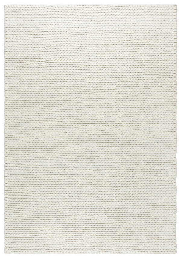 Alora Decor Kolkata Hand-Woven 100% Wool Rug — Ivory Beige Modern Boho Texture, Thick Pile Cozy Warmth Appeal 8'9" x 11'9" A13A1399000378919