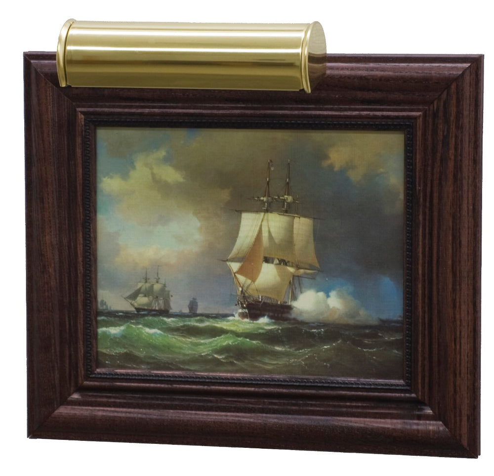 House Of Troy Advent 7" Elegant Plug-in Picture Lights For Stunning Illumination And Art Display Enhancements Antique Brass Metal A14-71