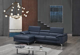 A973B Italian Leather Mini Sectional