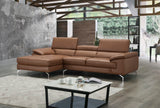 A973B Italian Leather Mini Sectional