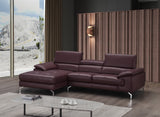 A973B Italian Leather Mini Sectional