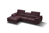 A973B Italian Leather Mini Sectional