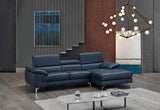 A973B Italian Leather Mini Sectional