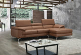 A973B Italian Leather Mini Sectional