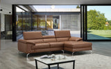 A973B Italian Leather Mini Sectional