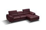 A973B Italian Leather Mini Sectional