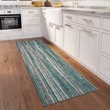 Dalyn Rugs Amador AA1 Tufted 100% Polyester Transitional Rug Teal 2'6" x 12' AA1TE2X12