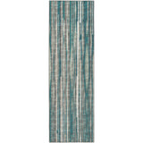 Dalyn Rugs Amador AA1 Tufted 100% Polyester Transitional Rug Teal 2'6" x 12' AA1TE2X12