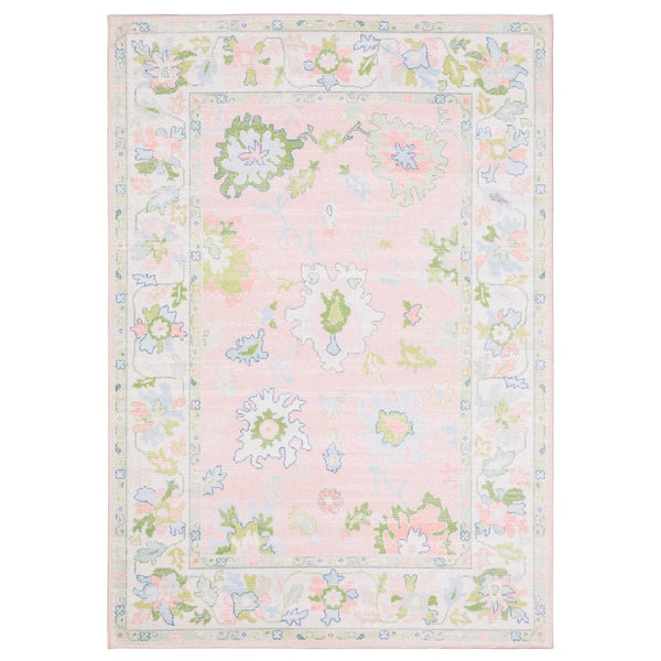 Oriental Weavers Addison Oushak Medallion Floral Indoor Rug Polyester Low Pile Entryway Accent 3'3" x 5' AADD04100152ST