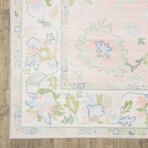 Oriental Weavers Addison Oushak Medallion Floral Indoor Rug Polyester Low Pile Entryway Accent 7'6" x 9'10" AADD04228300ST