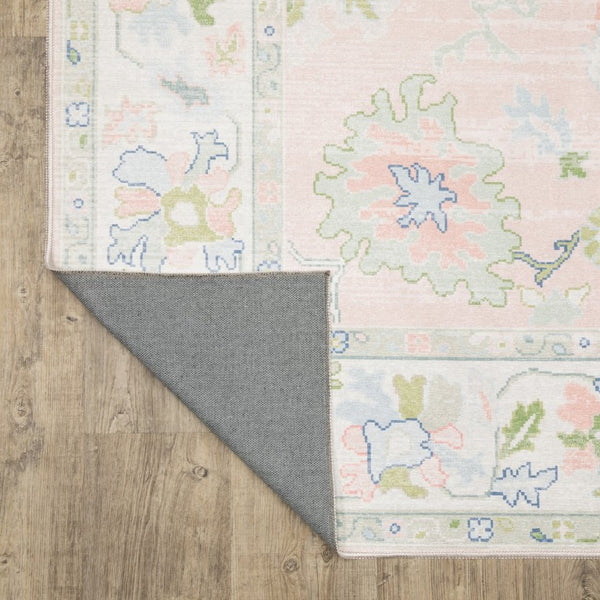 Oriental Weavers Addison Oushak Medallion Floral Indoor Rug Polyester Low Pile Entryway Accent 7'6" x 9'10" AADD04228300ST