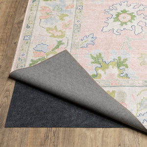 Oriental Weavers Addison Oushak Medallion Floral Indoor Rug Polyester Low Pile Entryway Accent 9'10" x 12' AADD04300365ST