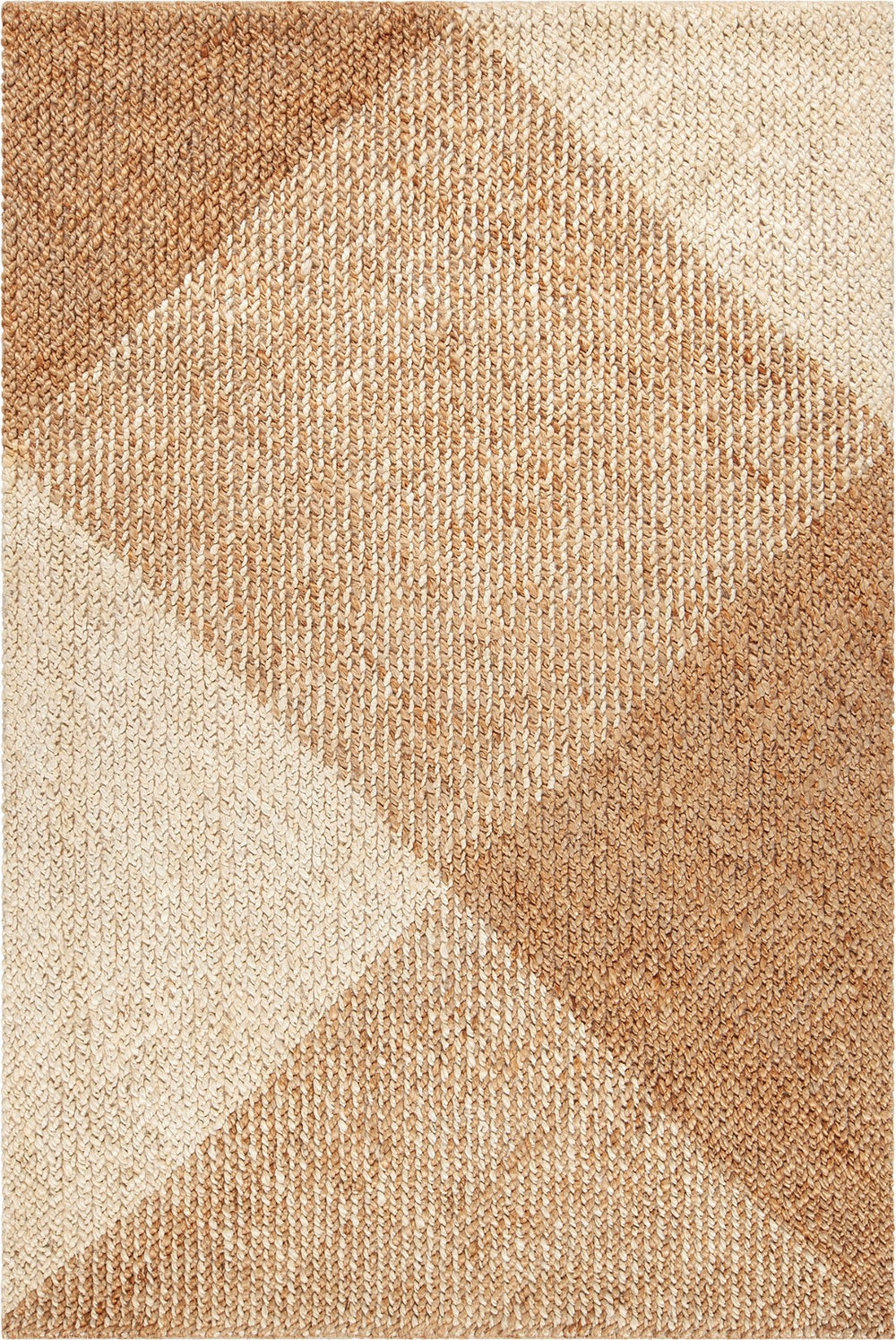 Chandra Rugs Hand Woven Contemporary Rug - Elevate Your Space With Unique Eco-friendly Style And Texture Tan,Ivory Jute,Cotton Aal57700-79106