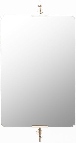 Anastasya AAY-003 48"H x 29"W x 4"D Accent Mirror AAY003-4829  Frame: Metallic - Silver Surya