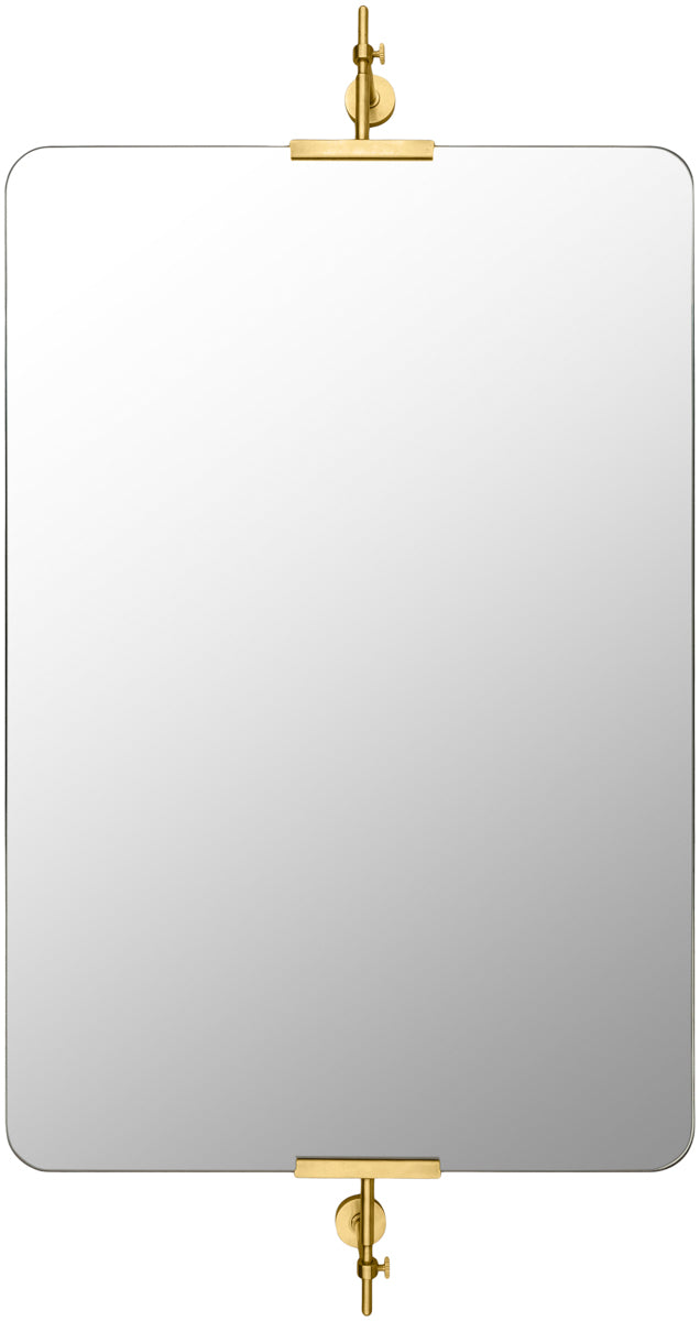 Anastasya AAY-004 48"H x 29"W x 4"D Accent Mirror AAY004-4829  Frame: Gold Surya