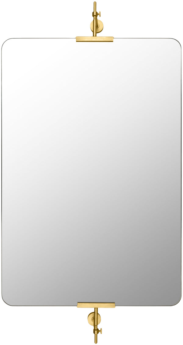 Anastasya AAY-004 48"H x 29"W x 4"D Accent Mirror AAY004-4829  Frame: Gold Surya