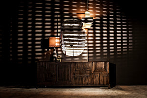 Noir Maude, Handcrafted Burnished Brass Sculpture – Thoughtful Accent for Home Decor, 5.5" Tall AB-197LBR