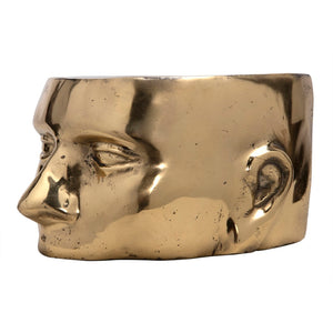 Noir Set of 3 Brass Character Sculptures - Timeless Artistry for Home Decor - Stylish & Durable Accent Pieces AB-246BR