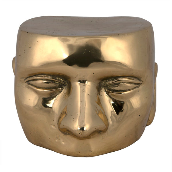 Noir Set of 3 Brass Character Sculptures - Timeless Artistry for Home Decor - Stylish & Durable Accent Pieces AB-246BR