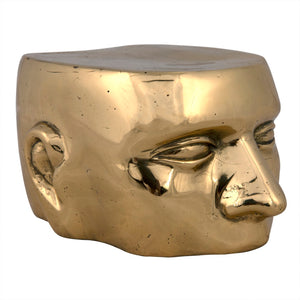 Noir Set of 3 Brass Character Sculptures - Timeless Artistry for Home Decor - Stylish & Durable Accent Pieces AB-246BR