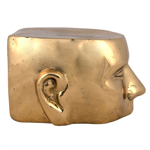 Noir Set of 3 Brass Character Sculptures - Timeless Artistry for Home Decor - Stylish & Durable Accent Pieces AB-246BR