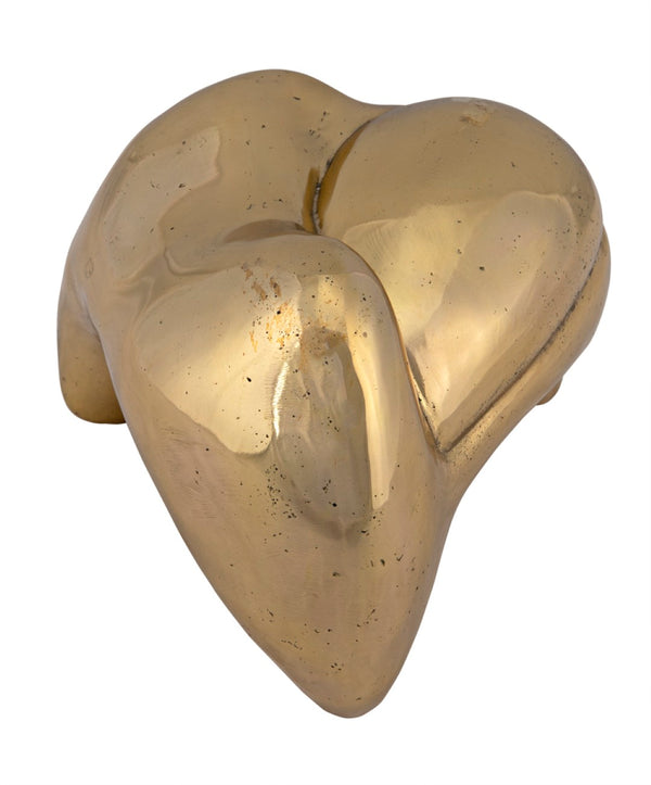 Noir Alien, Antique Brass Sculptural Accent – Mid-Century Modern Decor & Stylish Paperweight for Home AB-290BR