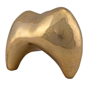 Noir Alien, Antique Brass Sculptural Accent – Mid-Century Modern Decor & Stylish Paperweight for Home AB-290BR