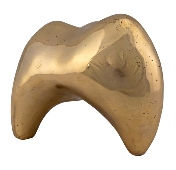 Noir Alien, Antique Brass Sculptural Accent – Mid-Century Modern Decor & Stylish Paperweight for Home AB-290BR