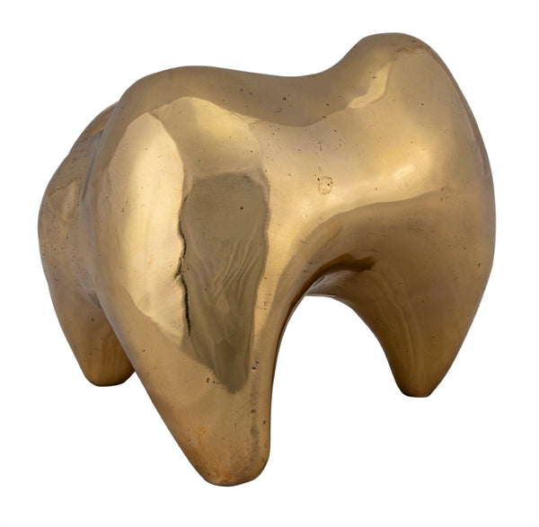 Noir Alien, Antique Brass Sculptural Accent – Mid-Century Modern Decor & Stylish Paperweight for Home AB-290BR