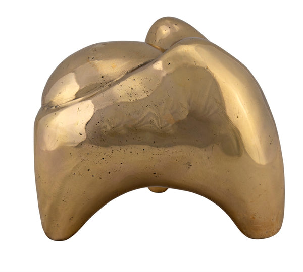 Noir Alien, Antique Brass Sculptural Accent – Mid-Century Modern Decor & Stylish Paperweight for Home AB-290BR