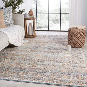 Jaipur Living Vibe by Jaipur Living Corentin Floral Oriental Polypropylene Rug for Rooms 6'7" X 9'6" RUG150563