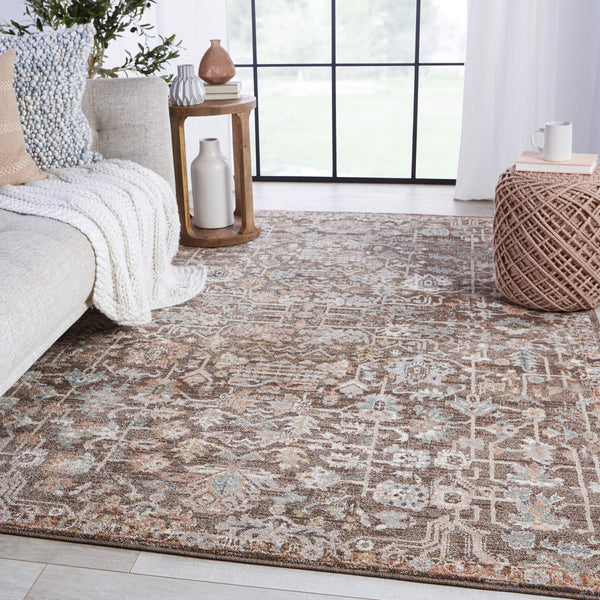 Jaipur Living Vibe by Jaipur Living Mariette Persian Inspired Floral Lattice Rug for Rooms RUG150520