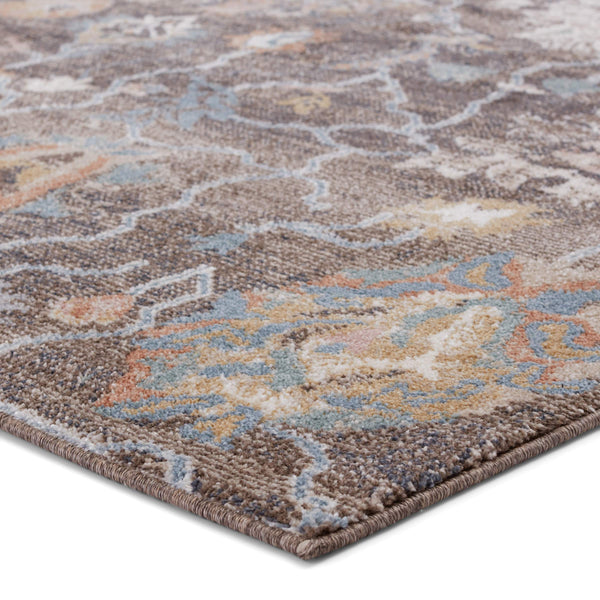 Jaipur Living Vibe by Jaipur Living Feyre Persian Medallion Polypropylene Rug for Rooms Brown 9'6"X12' RUG150529
