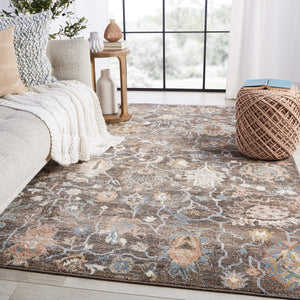 Jaipur Living Vibe by Jaipur Living Feyre Persian Medallion Polypropylene Rug for Rooms Brown 9'6"X12' RUG150529
