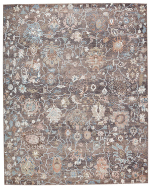 Jaipur Living Vibe by Jaipur Living Feyre Persian Medallion Polypropylene Rug for Rooms Brown 9'6"X12' RUG150529