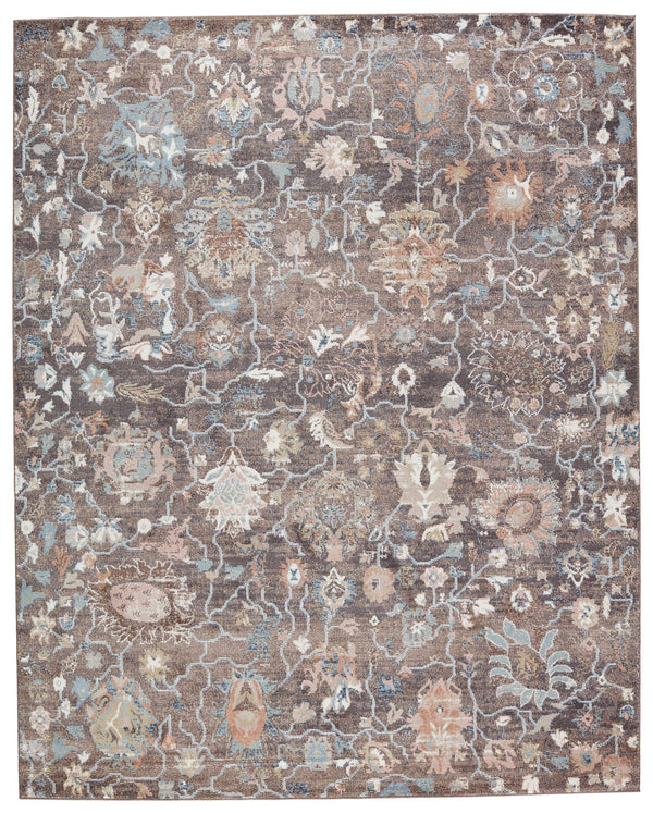 Jaipur Living Vibe by Jaipur Living Feyre Persian Medallion Polypropylene Rug for Rooms Brown 9'6"X12' RUG150529