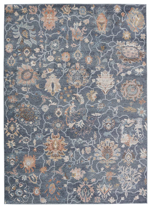 Jaipur Living Vibe by Jaipur Living Feyre Persian Medallion Polypropylene Rug for Rooms Dark Blue 5'3"X8' RUG150533