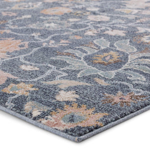 Jaipur Living Vibe by Jaipur Living Feyre Persian Medallion Polypropylene Rug for Rooms Dark Blue 5'3"X8' RUG150533