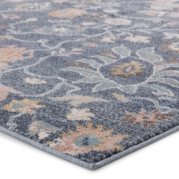Jaipur Living Vibe by Jaipur Living Feyre Persian Medallion Polypropylene Rug for Rooms Dark Blue 5'3"X8' RUG150533