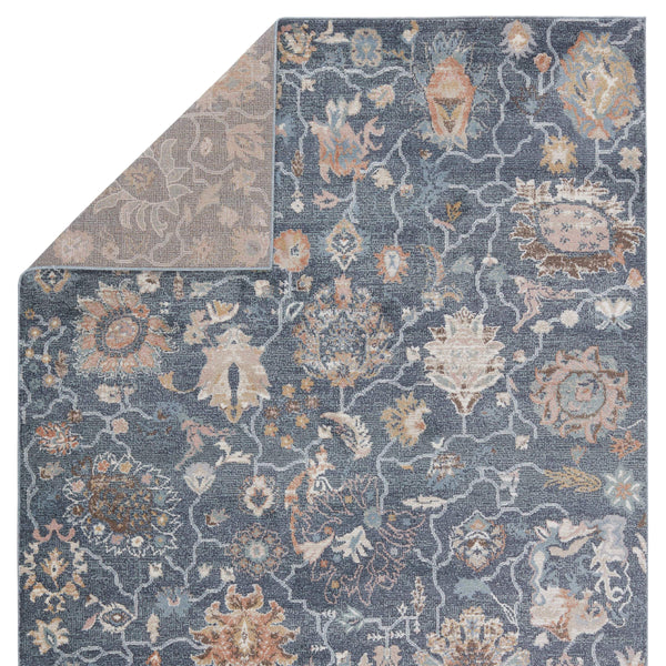 Jaipur Living Vibe by Jaipur Living Feyre Persian Medallion Polypropylene Rug for Rooms Dark Blue 5'3"X8' RUG150533